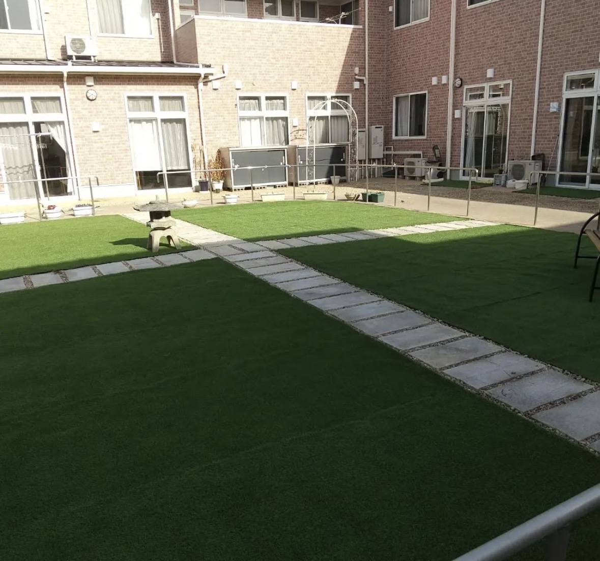 安城市 介護施設 園内整備工事