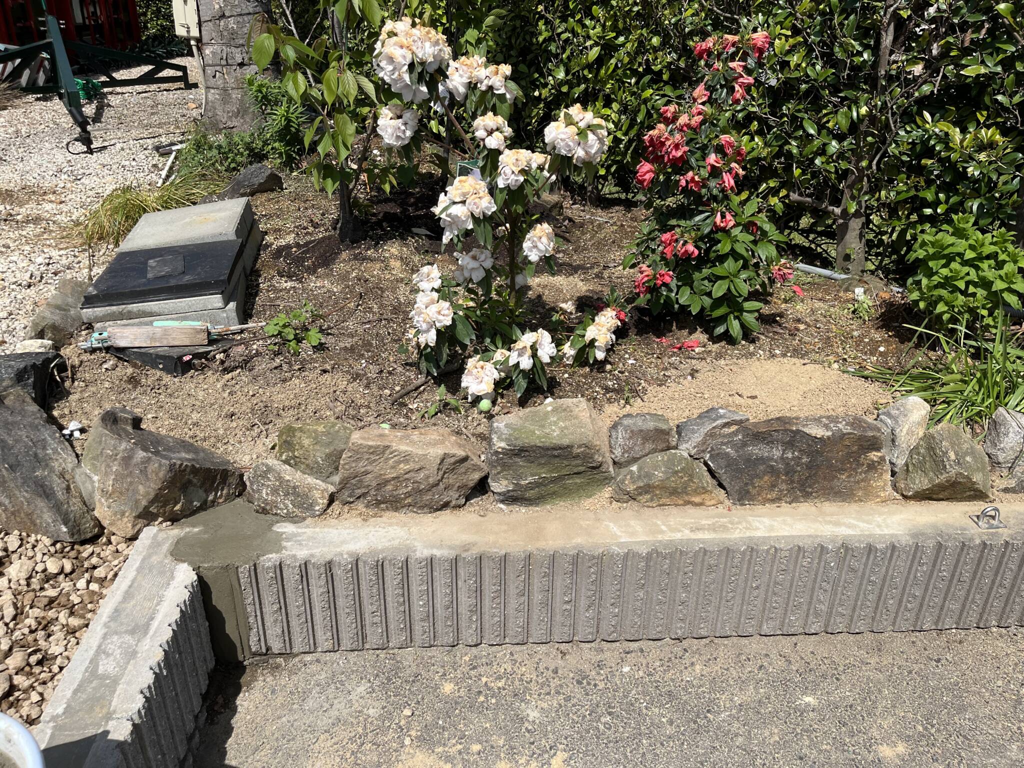 岡崎市 花壇修繕工事